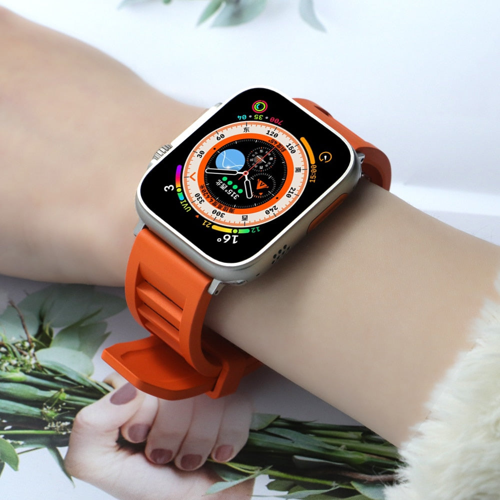 Fluorine Rubber Apple Watch Strap