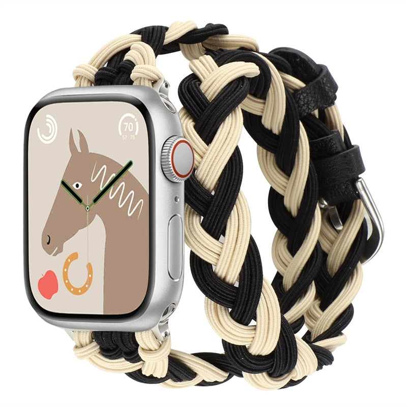 Double Wrap Nylon Apple Watch Strap