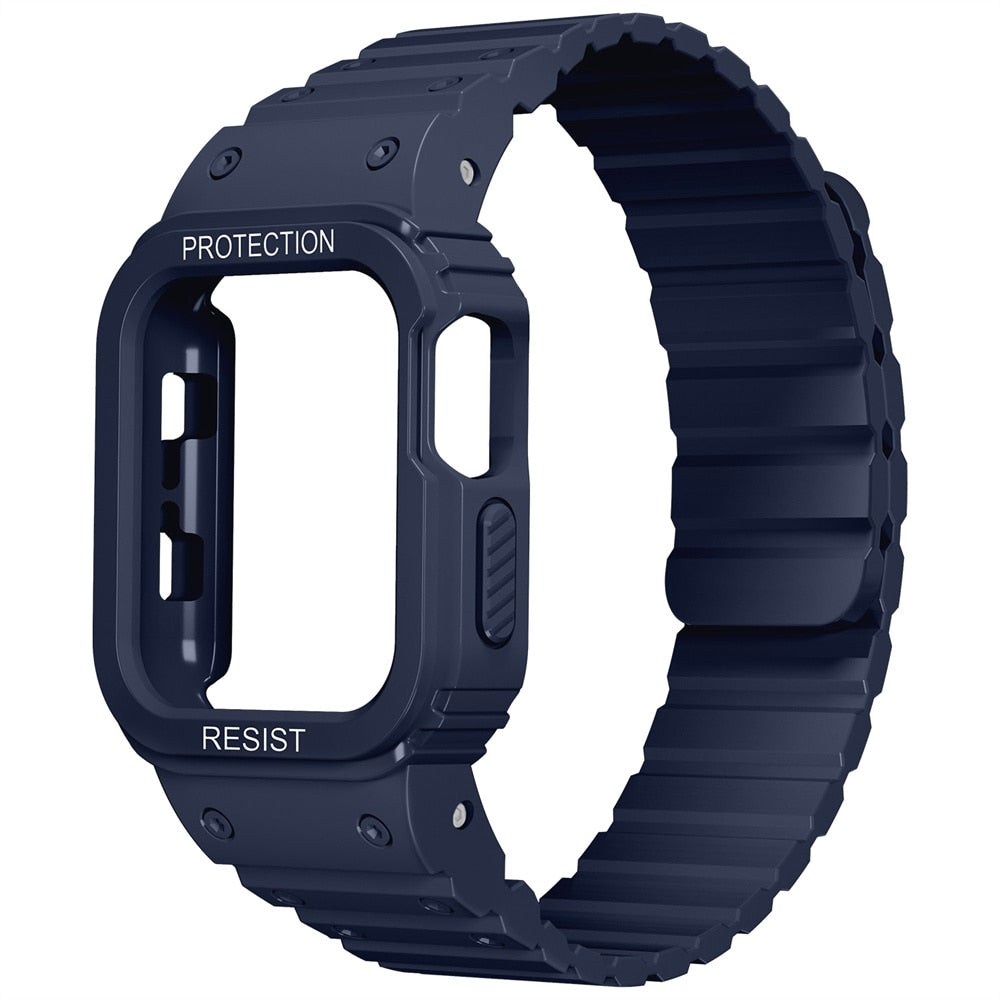 Magnetic Apple Watch Band + Case