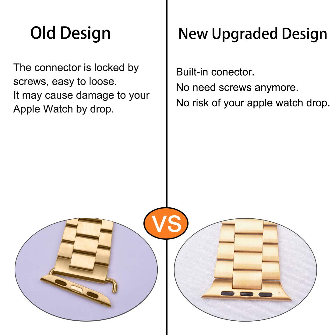 Stainless Steel Apple Watch Band