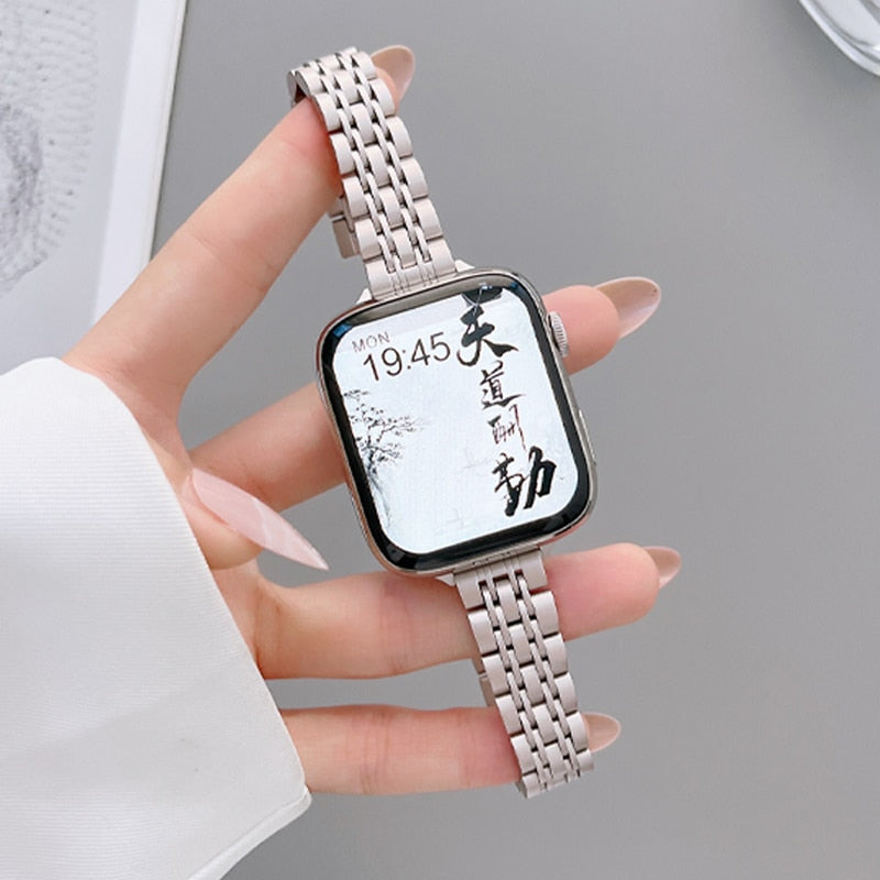 Stainless Steel Apple Bracelet