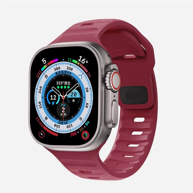 Silicone Sport Apple Watch Band