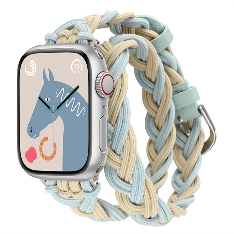 Double Wrap Nylon Apple Watch Strap