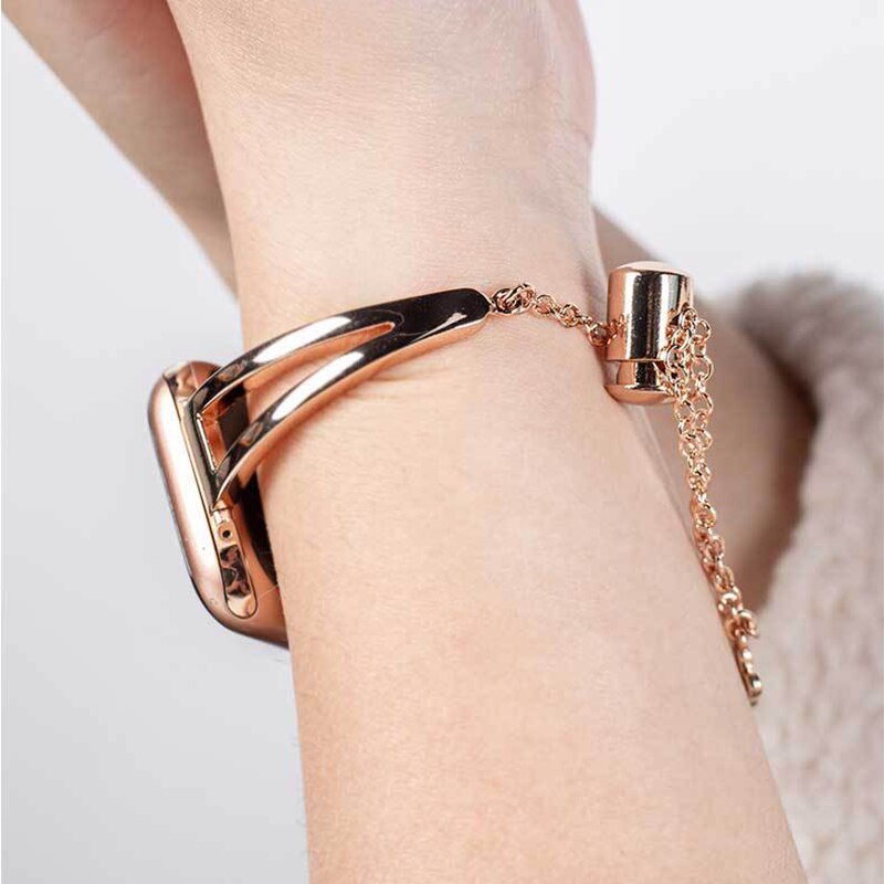 Luxury Diamond Stainless Steel Bracelet/Strap