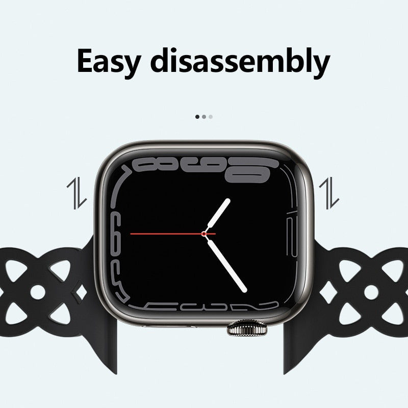 Silicone Strap Apple Watch Band