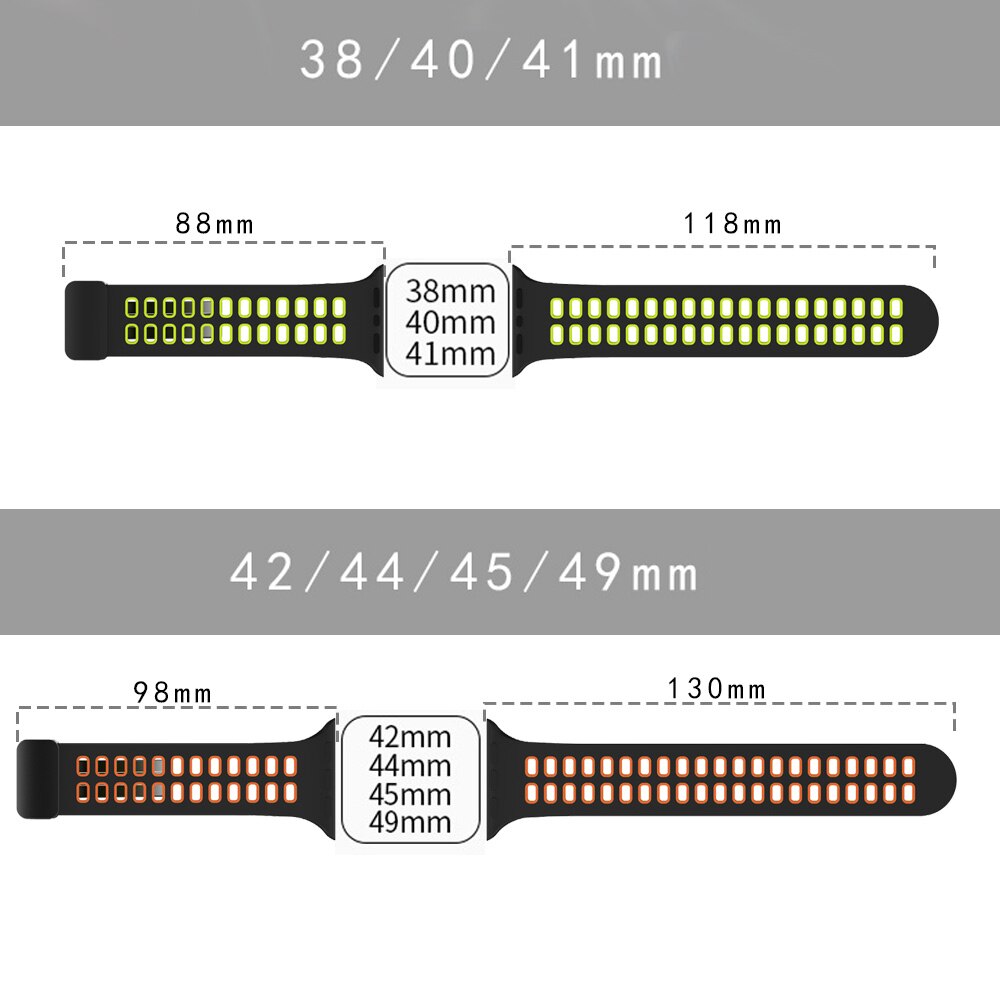 Magnetic buckle Silicone Strap For Apple Watch band