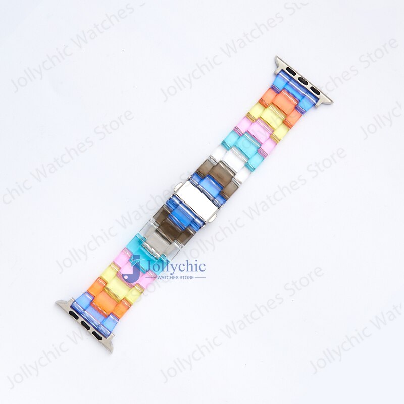Slim Resin Watch Strap For apple Watch Band