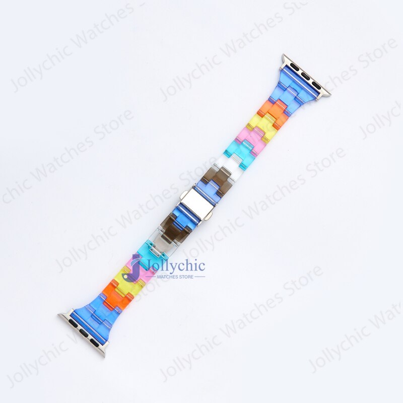 Slim Resin Watch Strap For apple Watch Band