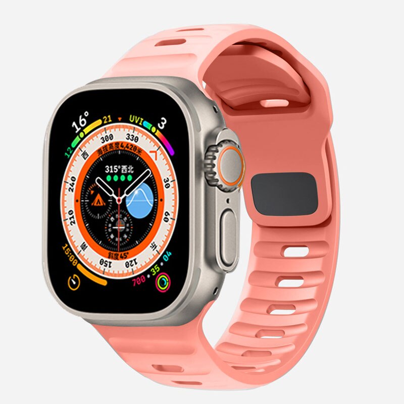 Silicone Sport Apple Watch Band