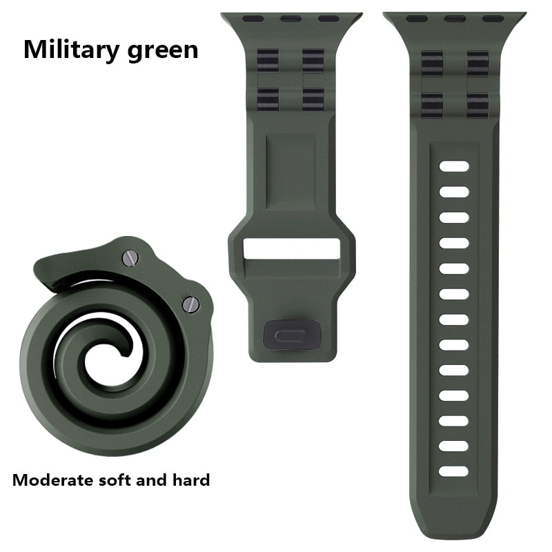 Fluorine Rubber Apple Watch Strap
