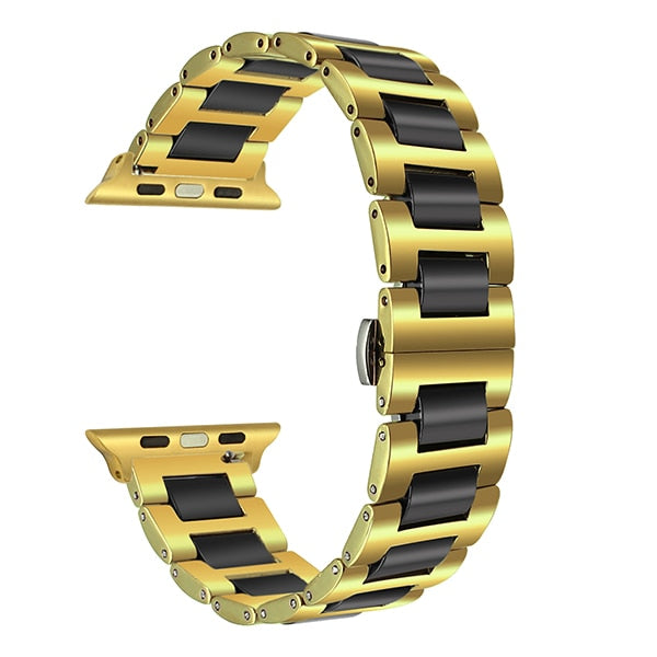 Ceramics+Stainless Steel Apple Watch Strap