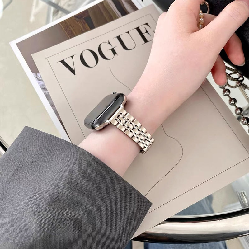 Stainless Steel Apple Bracelet