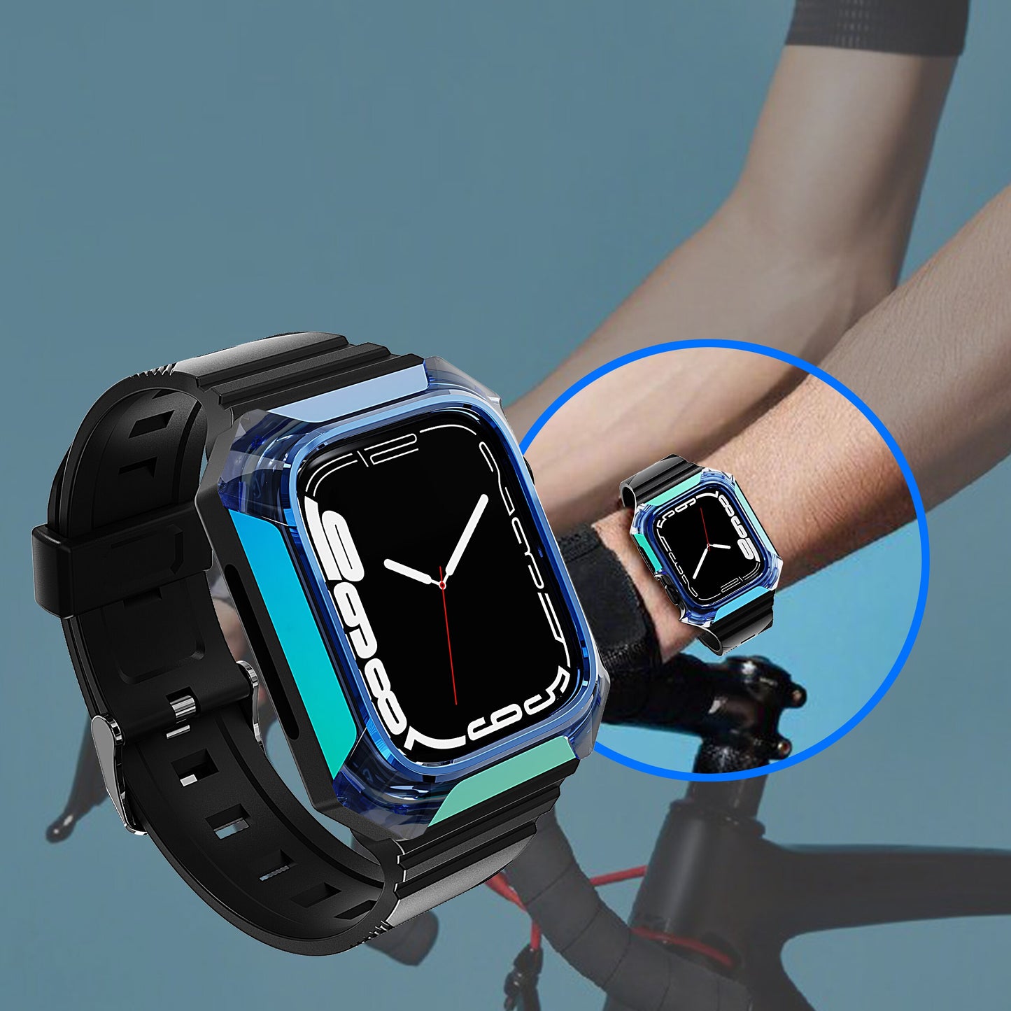 TPU Case+Strap for Apple Watch Band