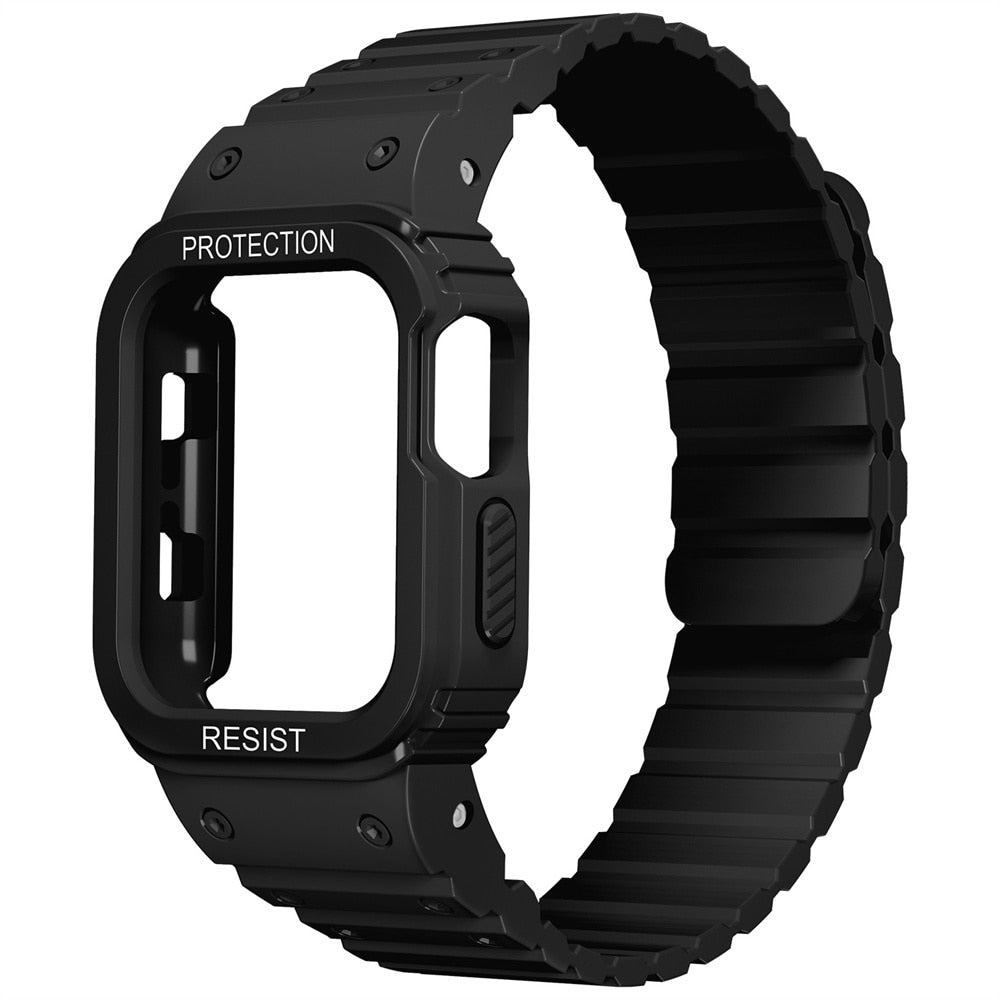 Magnetic Apple Watch Band + Case