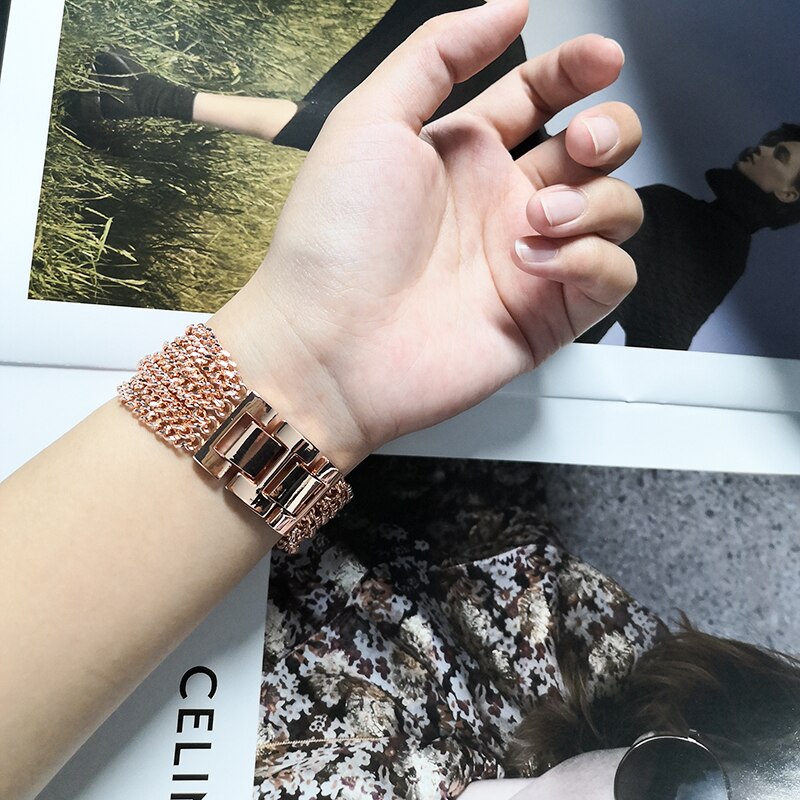 Metal Band for Apple Watch chain Band Strap