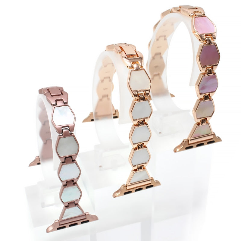 Shell Matel Apple Watch Strap