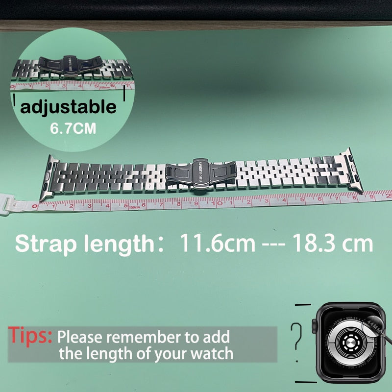 Stainless Steel Apple Watch Strap
