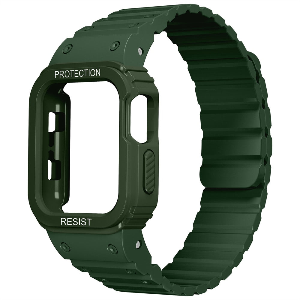 Magnetic Apple Watch Band + Case