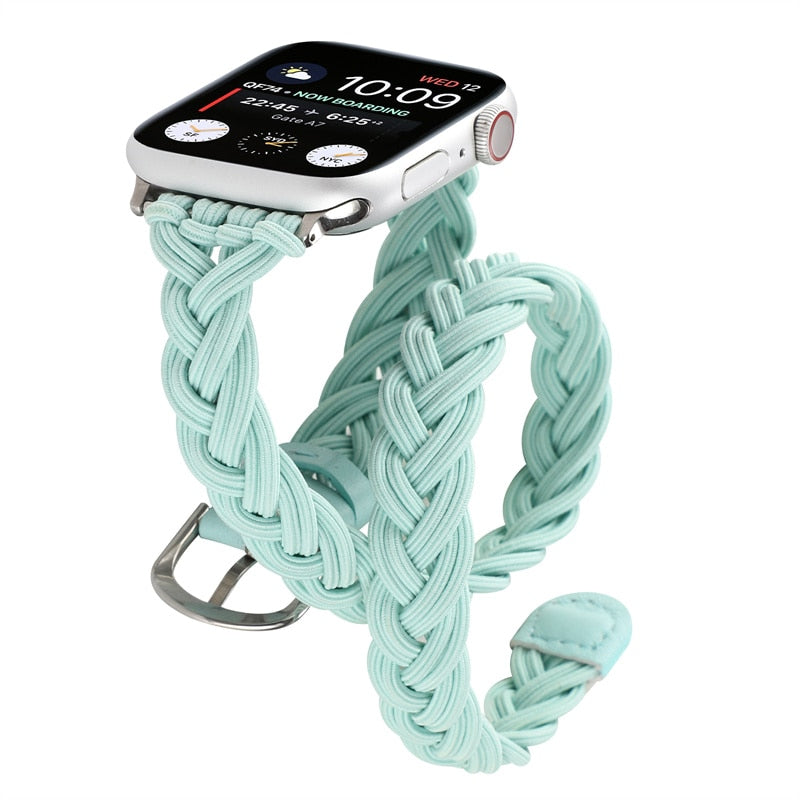 Double Wrap Nylon Apple Watch Strap