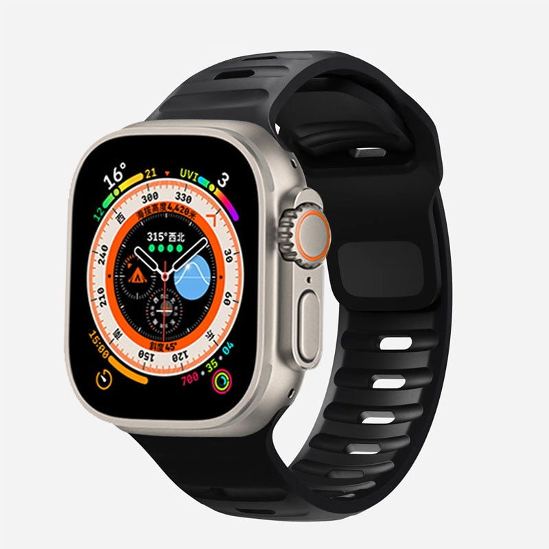 Silicone Sport Apple Watch Band