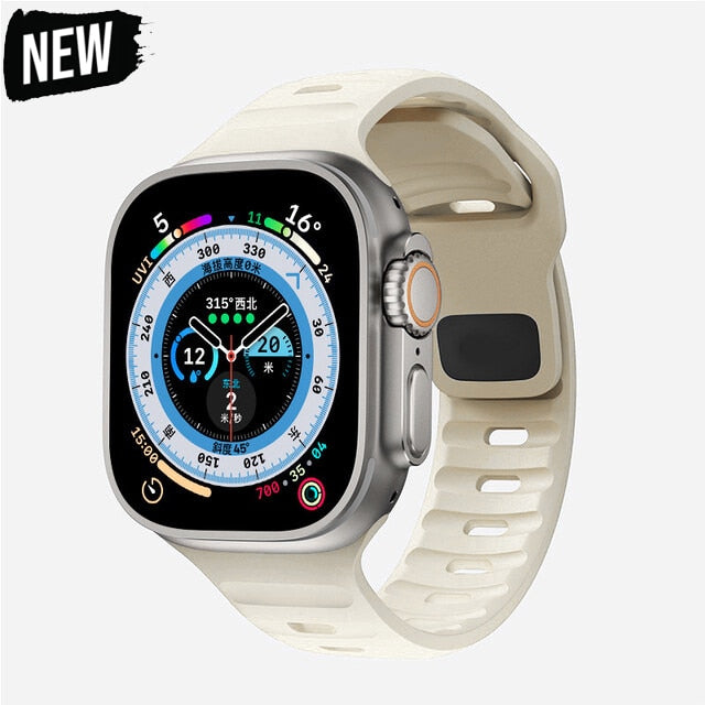 Silicone Sport Apple Watch Band