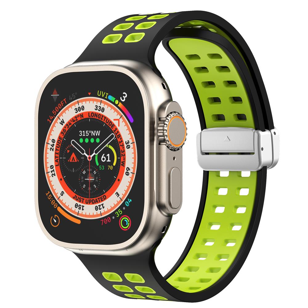 Magnetic buckle Silicone Strap For Apple Watch band