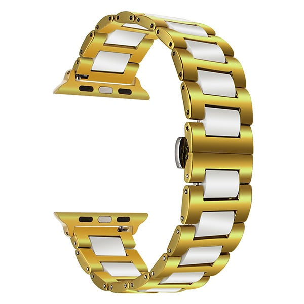 Ceramics+Stainless Steel Apple Watch Strap