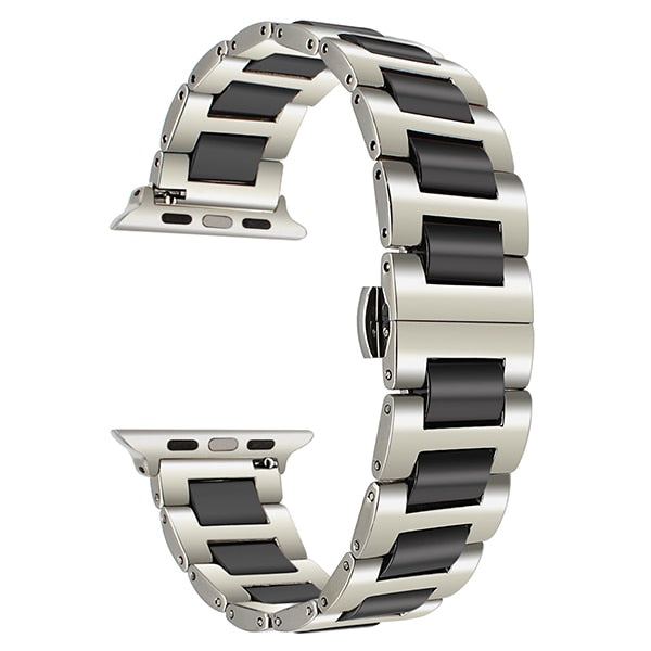 Ceramics+Stainless Steel Apple Watch Strap