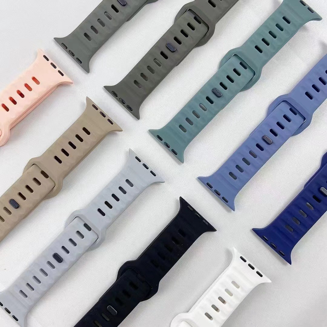 Silicone Sport Apple Watch Band
