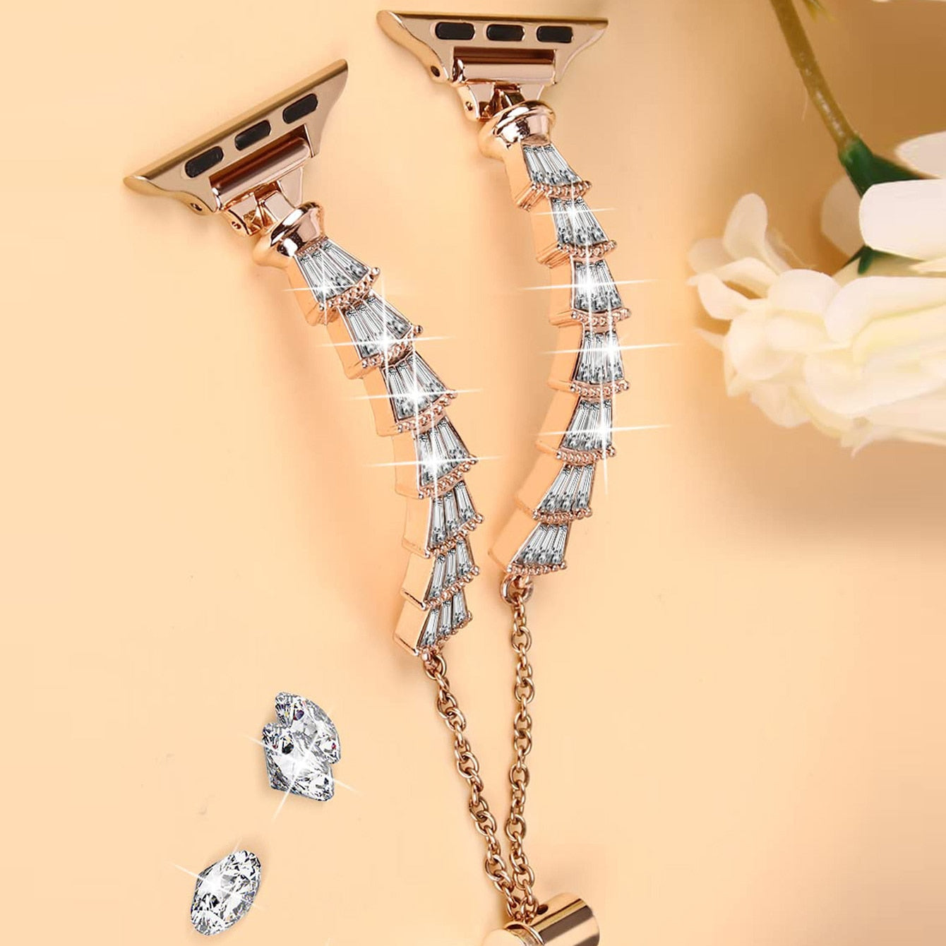 Apple Watch Luxury Stainless Jewelry Bracelet