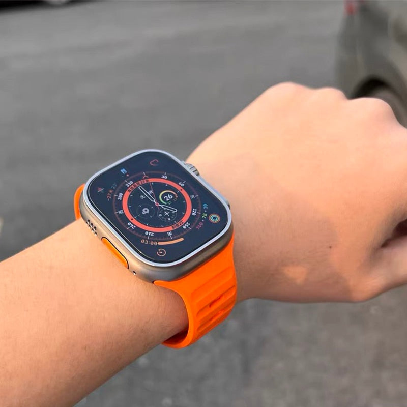Silicone Sport Apple Watch Band