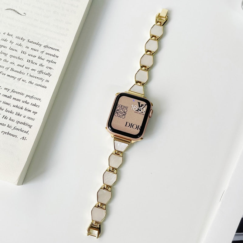 Shell Matel Apple Watch Strap