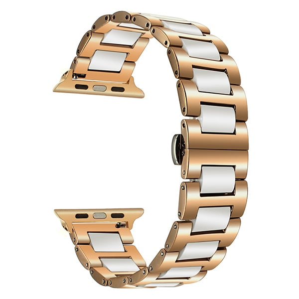 Ceramics+Stainless Steel Apple Watch Strap