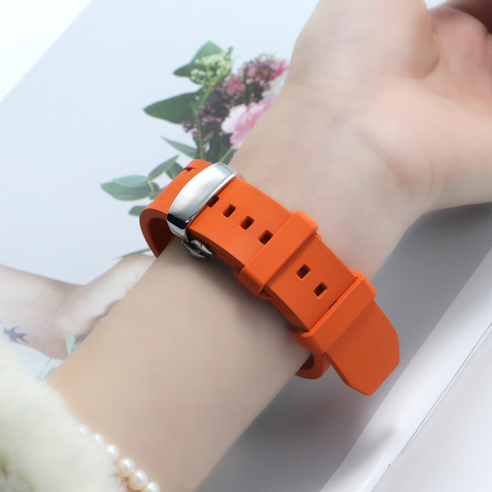 Fluorine Rubber Apple Watch Strap