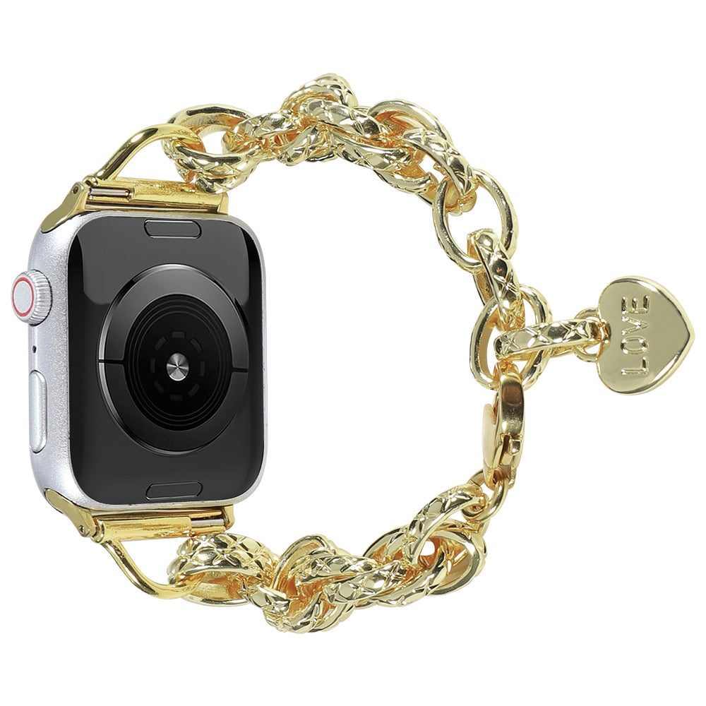 Steel Strap For Apple Watch Luxury Bracelet