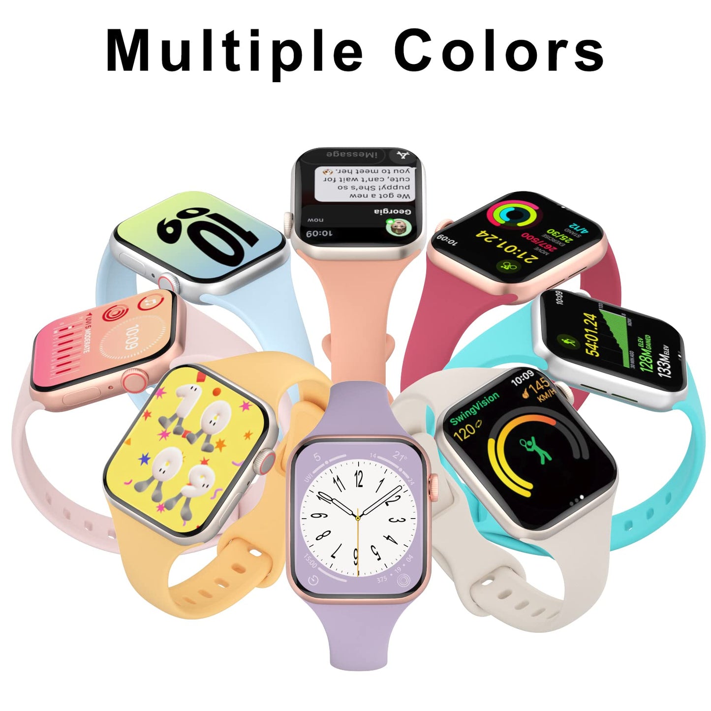 Silicone loop For Apple Watch Band/Strap