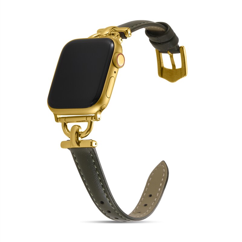 Apple Watch Leather Slim Strap
