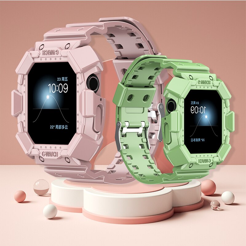 Apple Watch Strap + Case for Bumper Case Band