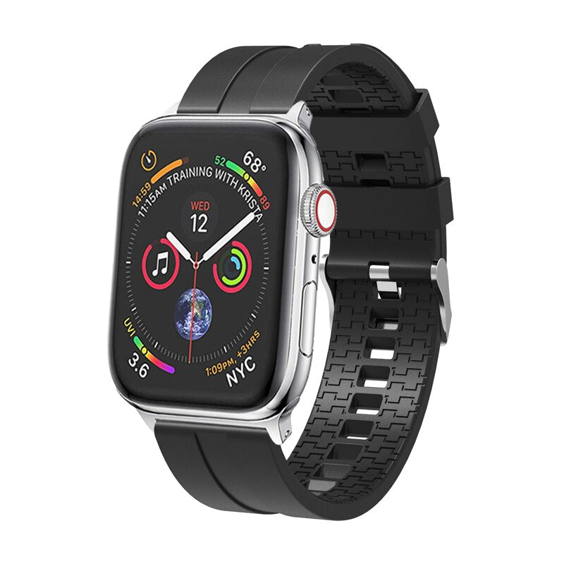 Sport Silicone Apple Watch Strap