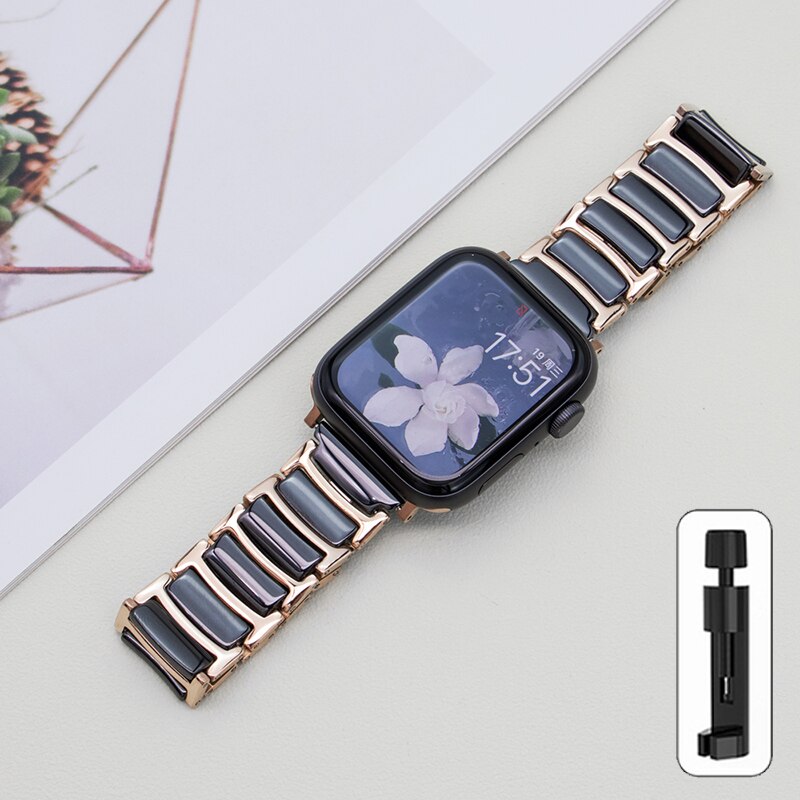 Apple Watch Ceramics+Steel Bracelet/Band