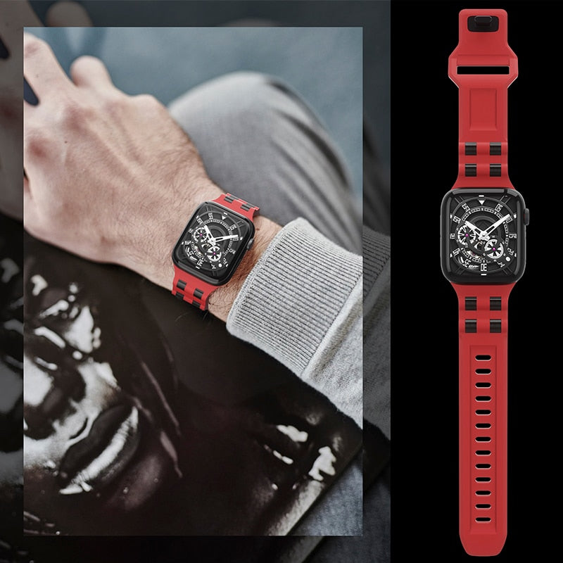 Fluorine Rubber Apple Watch Strap
