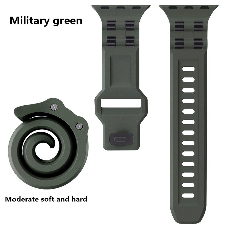 Fluorine Rubber Apple Watch Strap