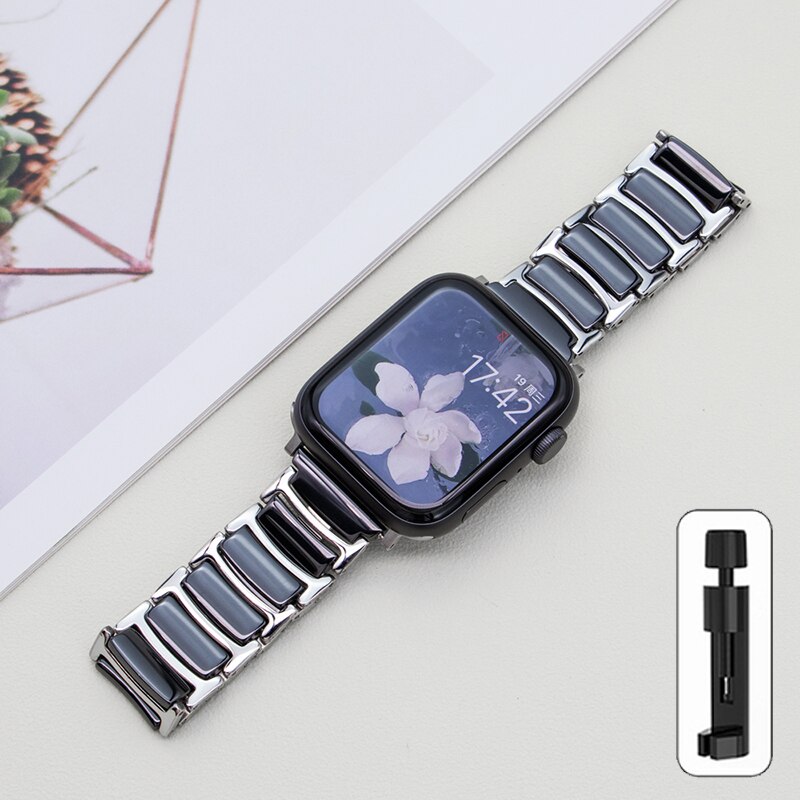 Apple Watch Ceramics+Steel Bracelet/Band
