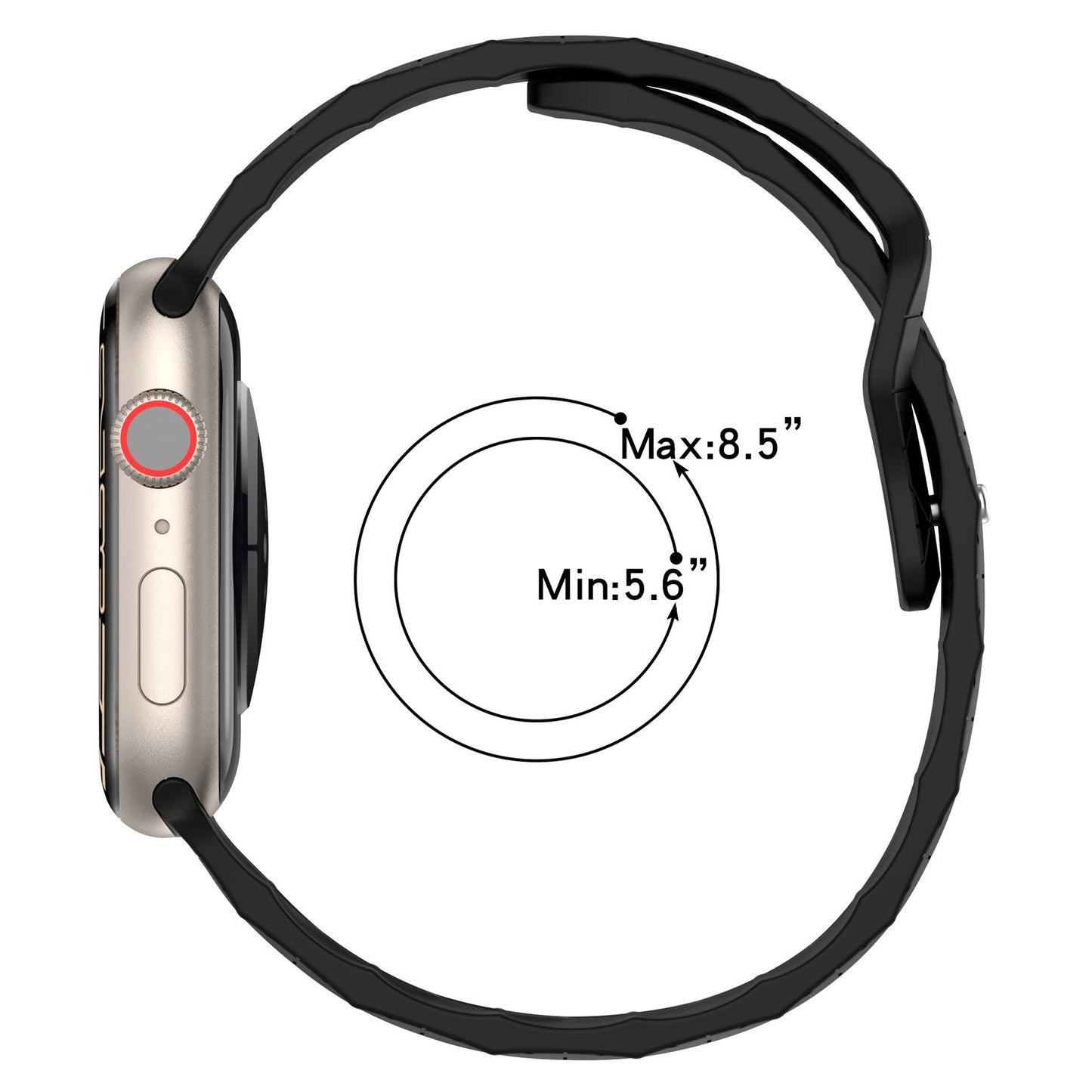 Soft Silicone Apple Watch Strap
