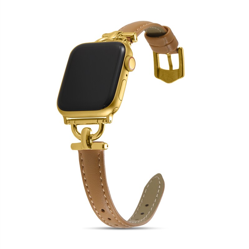 Apple Watch Leather Slim Strap