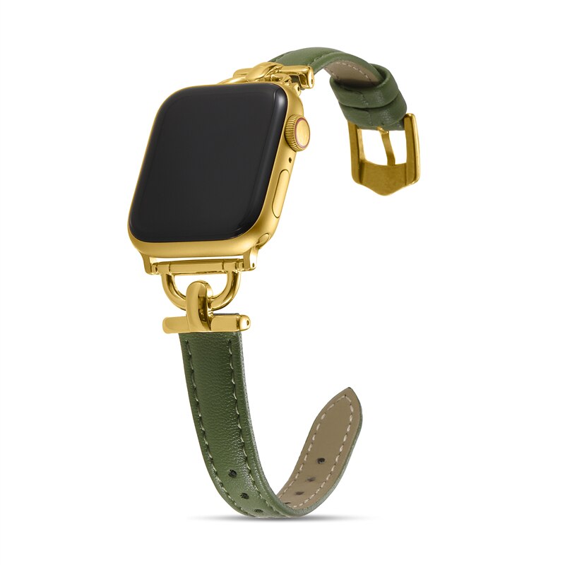Apple Watch Leather Slim Strap