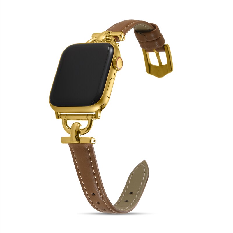 Apple Watch Leather Slim Strap