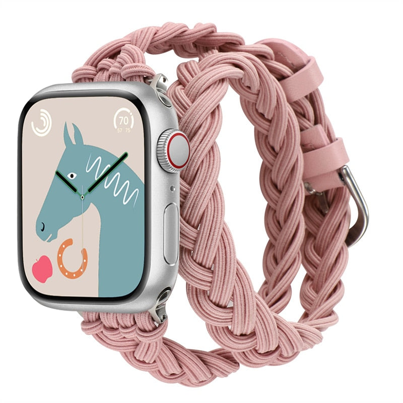 Double Wrap Nylon Apple Watch Strap