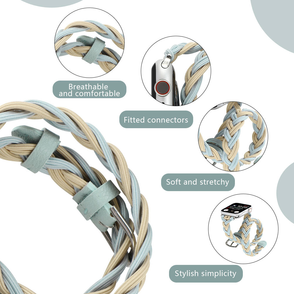 Double Wrap Nylon Apple Watch Strap