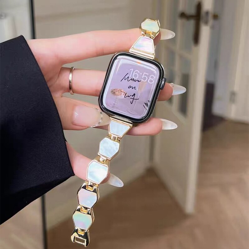 Shell Matel Apple Watch Strap